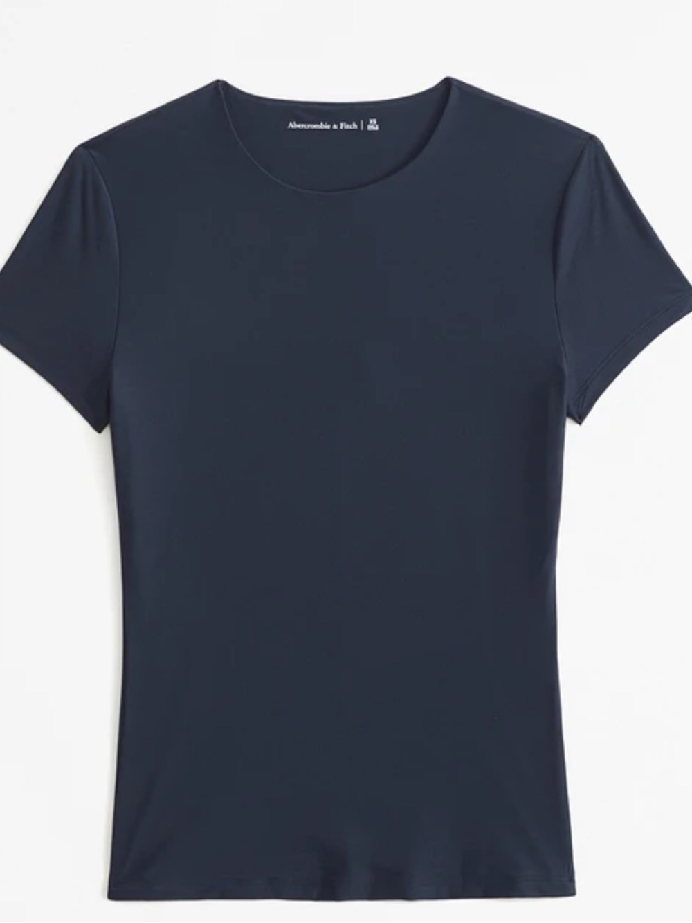Abercrombie & Fitch Navy Seamless Short Sleeve Tee